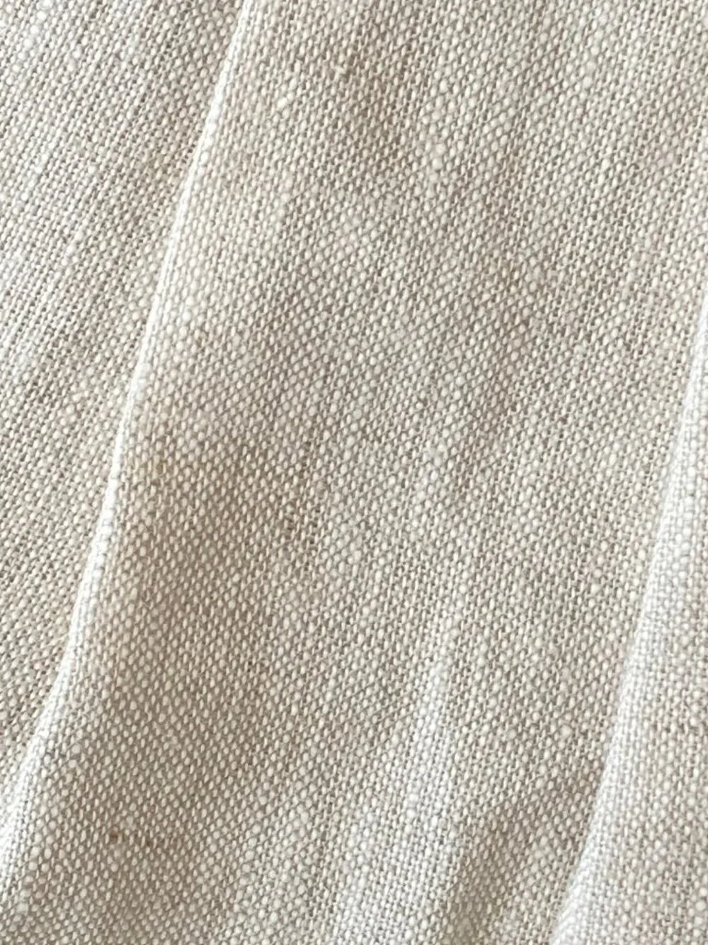 Reformation Wide Leg Linen Pants High Rise Pleated Womens 14 Flax Beige